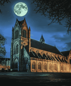 St Albans Cathedral Night Scene Diamond Painting