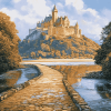 St Michaels Mount Mountain View Diamond Painting