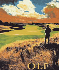 St. Andrews Golf Landscape Diamond Painting