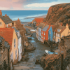 Staithes Sunset Views Diamond Painting