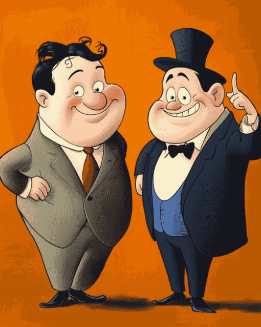 Stan And Ollie Animation Diamond Painting