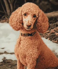 Standard Poodle Puppy Diamond Painting