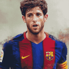 Star Footballer Sergi Roberto Diamond Painting