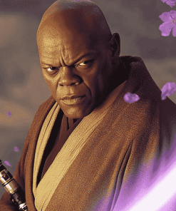 Star Wars Mace Windu Diamond Painting