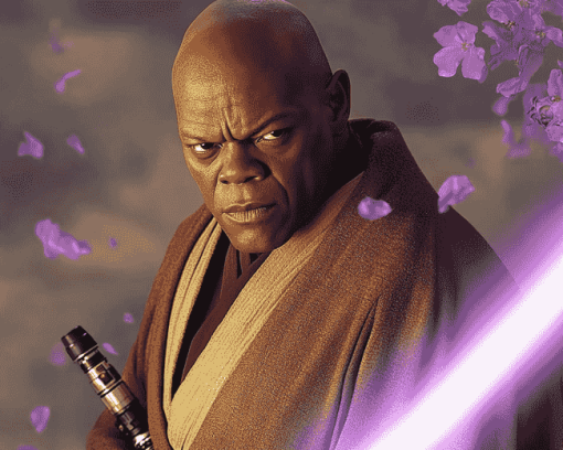 Star Wars Mace Windu Diamond Painting