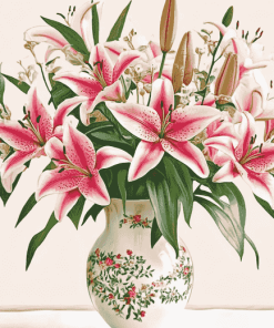 Stargazer Lily Blossoms Diamond Painting