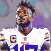 Stefon Diggs Football Diamond Painting