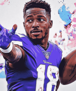 Stefon Diggs Sports Icon Diamond Painting