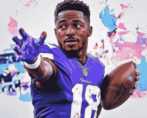 Stefon Diggs Sports Icon Diamond Painting