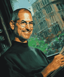 Steve Jobs Creative Icon Diamond Painting