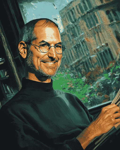 Steve Jobs Creative Icon Diamond Painting