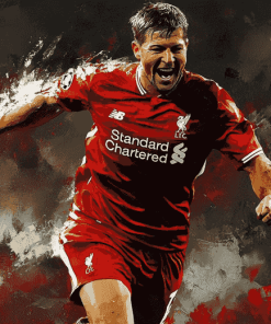 Steven Gerrard Football Legend Diamond Painting