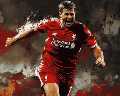 Steven Gerrard Football Legend Diamond Painting