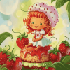 Strawberry Shortcake Classic Diamond Painting