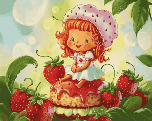 Strawberry Shortcake Classic Diamond Painting