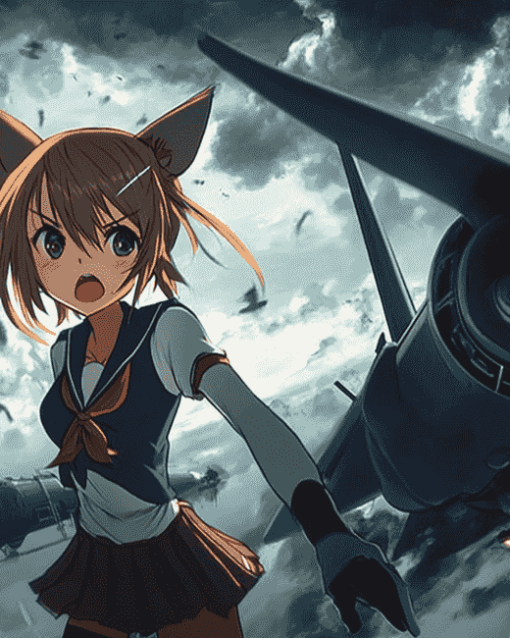 Strike Witches Anime Diamond Painting