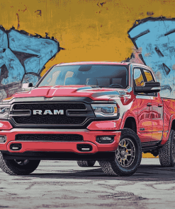 Stylish Dodge Ram Diamond Painting