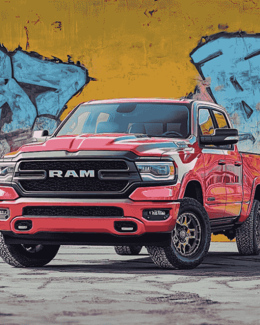 Stylish Dodge Ram Diamond Painting