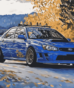 Subaru WRX Racing Diamond Painting