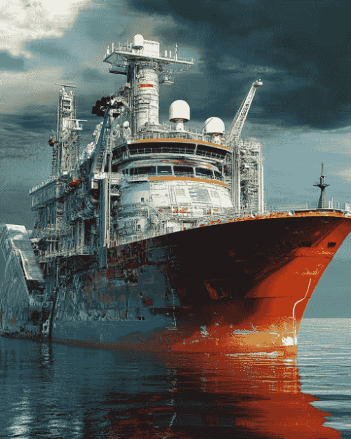 Subsea Engineering Ship Diamond Painting