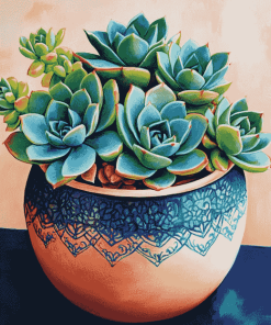 Succulent Plants Diamond Painting