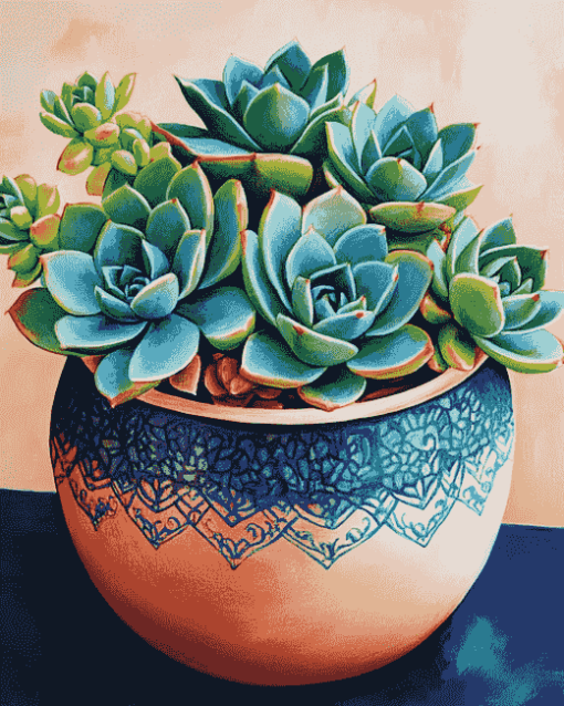 Succulent Plants Diamond Painting