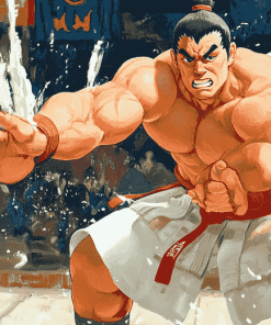 Sumo E Honda Anime Diamond Painting