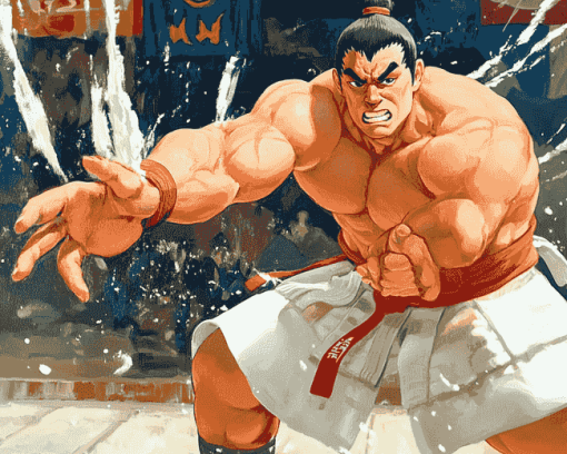 Sumo E Honda Anime Diamond Painting