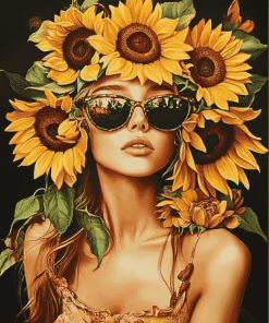 Sunflower Blossom Diamond Painting