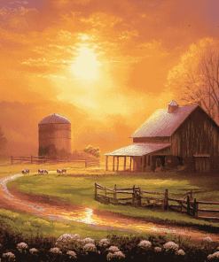 Sunrise Landscape Diamond Painting