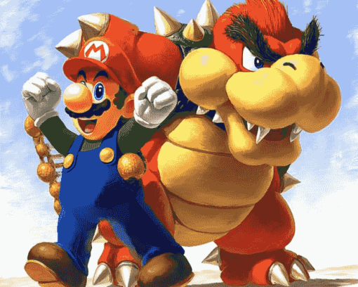 Super Mario Bowser Diamond Painting