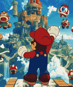 Super Mario Bros Adventure Diamond Painting