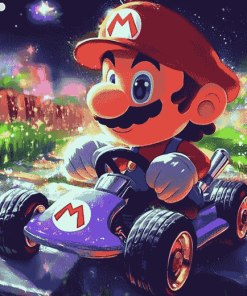 Super Mario Kart Fun Diamond Painting