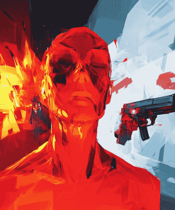 Superhot Video Game Diamond Painting