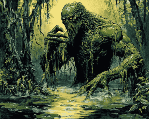 Swamp Thing Fantasy Diamond Painting