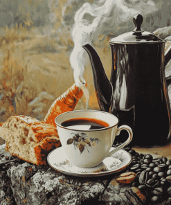 Swedish Boiled Coffee Scenic Diamond Painting