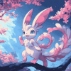 Sylveon Anime Art Diamond Painting