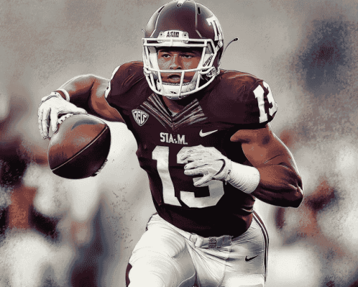 TAMU Football Star Diamond Painting