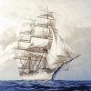 Tall Ship Sailboat Diamond Painting