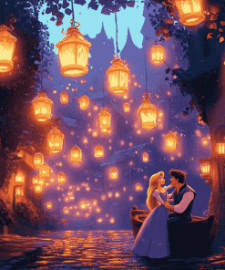 Tangled Disney Lanterns Diamond Painting