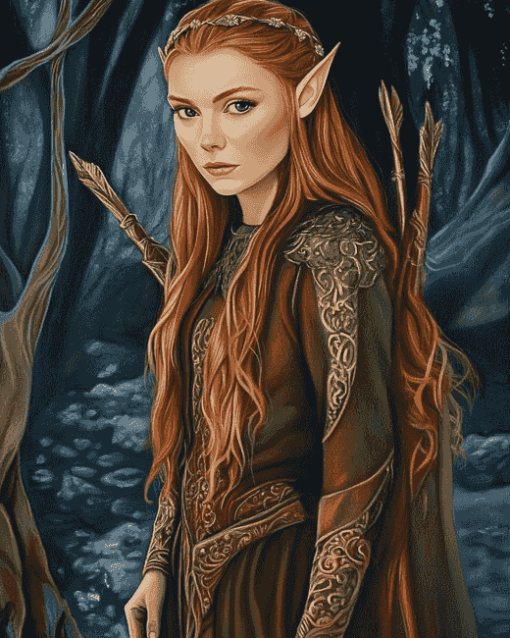 Tauriel Fantasy Fairy Diamond Painting