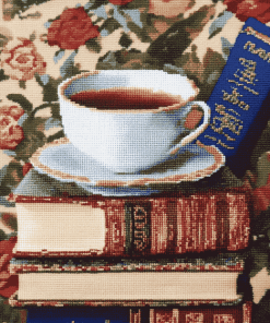 Teacup Books Cross Stitch Diamond Painting