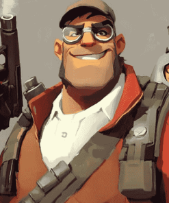 Team Fortress Video Game Diamond Painting