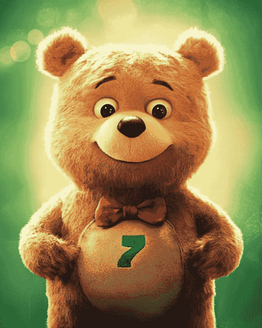 Ted Cartoon Bear Diamond Painting