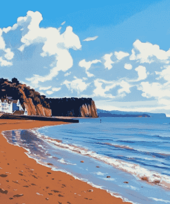 Teignmouth Seascape Diamond Painting