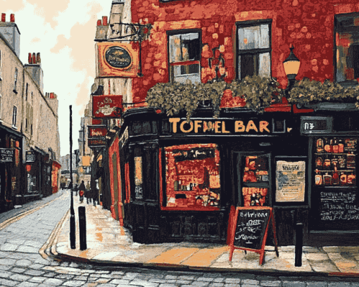 Temple Bar Architecture Diamond Painting