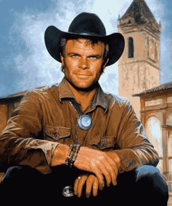 Terence Hill Celebrity Portrait Diamond Painting