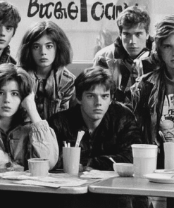 The Breakfast Club in Black and White Diamond Painting