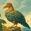 The Dodo Bird Cartoon Diamond Painting