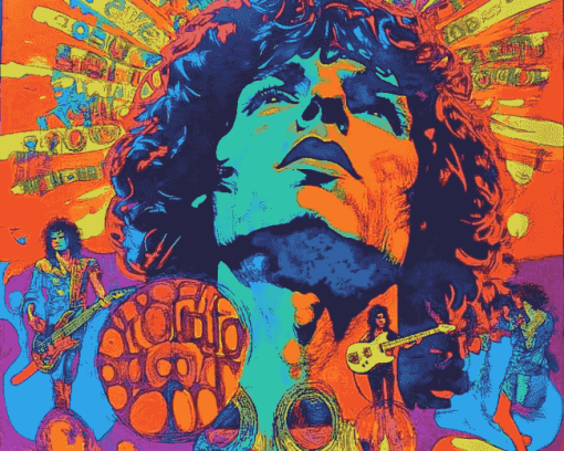 The Doors Psychedelic Art Diamond Painting